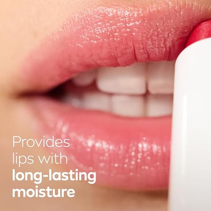 Nivea SHIMMER LIP CARE, SHIMMER LIP BALM WITH SHEA BUTTER, NOURISHING OILS AND VITAMIN C & E, 3-IN-1 MOISTURE, REPAIR (FOR DRY LIPS) AND SHIMMER, 0.17 OZ STICK - Image 3